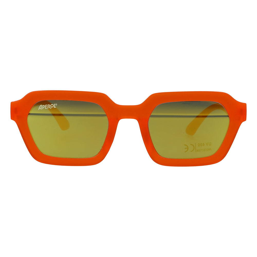 Occhiali da sole color oro a specchio Aperol Spritz