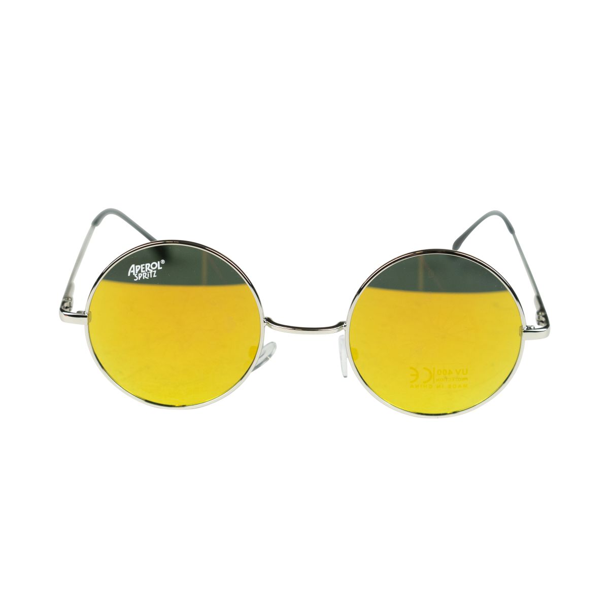 Occhiali da sole Aperol Spritz Occhiali da sole in acciaio inossidabile Tinta arancione Protezione UV Merch – Vista 4