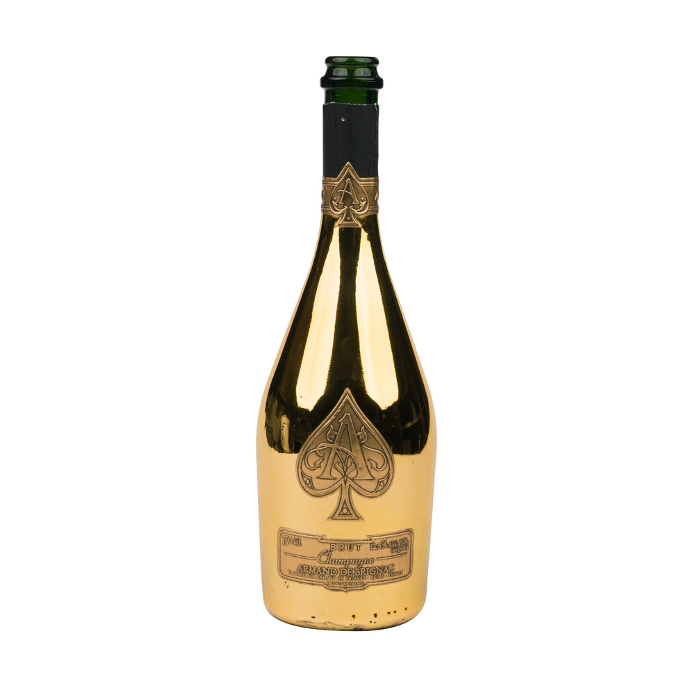Armand De Brignac Champagne Bottiglia vuota da esposizione 0,75 l Bottiglia dorata Decorativa Fittizia