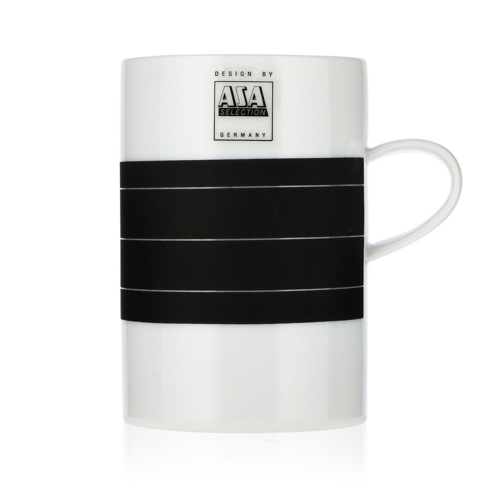 ASA Selection Tazza da caffè Tazza con penna Spugna bianca