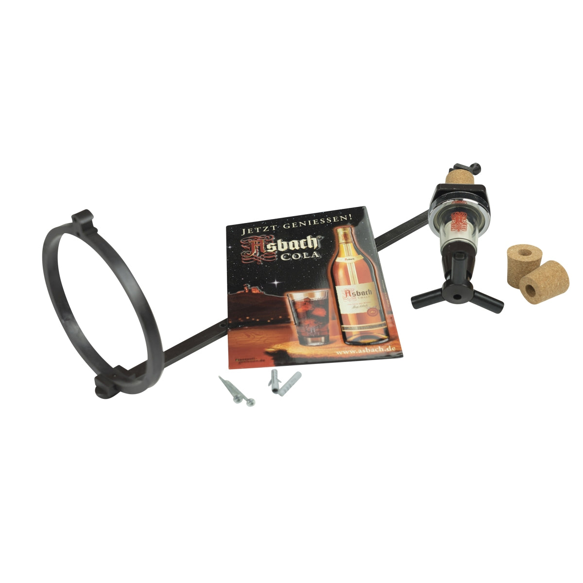 Asbach Uralt brandy dosatore 3L dosatore versatore supporto da parete Pourer – Vista 2