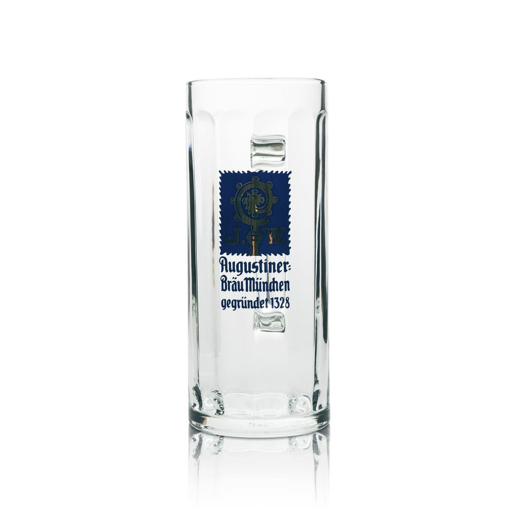 Bicchiere da birra Augustiner da 0,5 l, boccale Seidel Rastal
