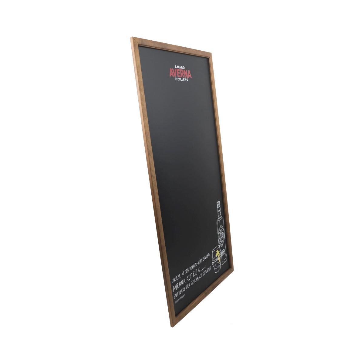 Averna Amaro Lavagna 120x60 Cornice in legno Menu Board Pubblicità da parete per ristoranti – Vista 3