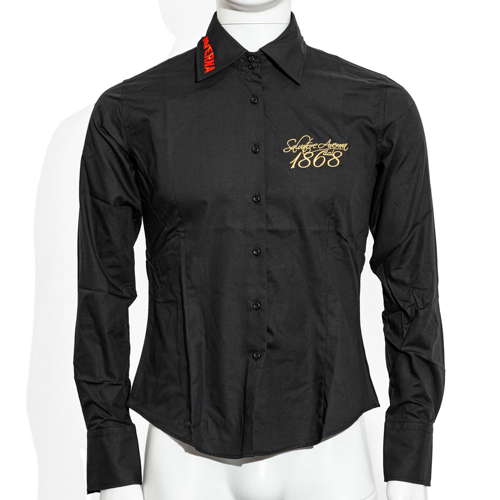 Camicia Averna Liquor taglia M, camicetta da donna nera