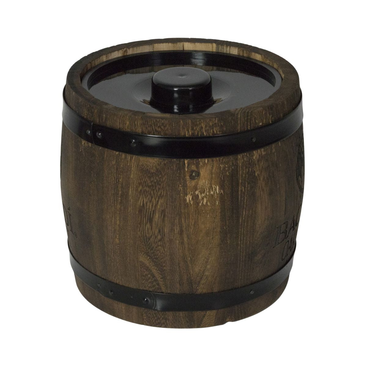 Bacardi Raffredda bottiglie Raffredda bottiglie 1,5 l Barile in legno Oakheart Contenitore per cubetti di ghiaccio – Vista 2