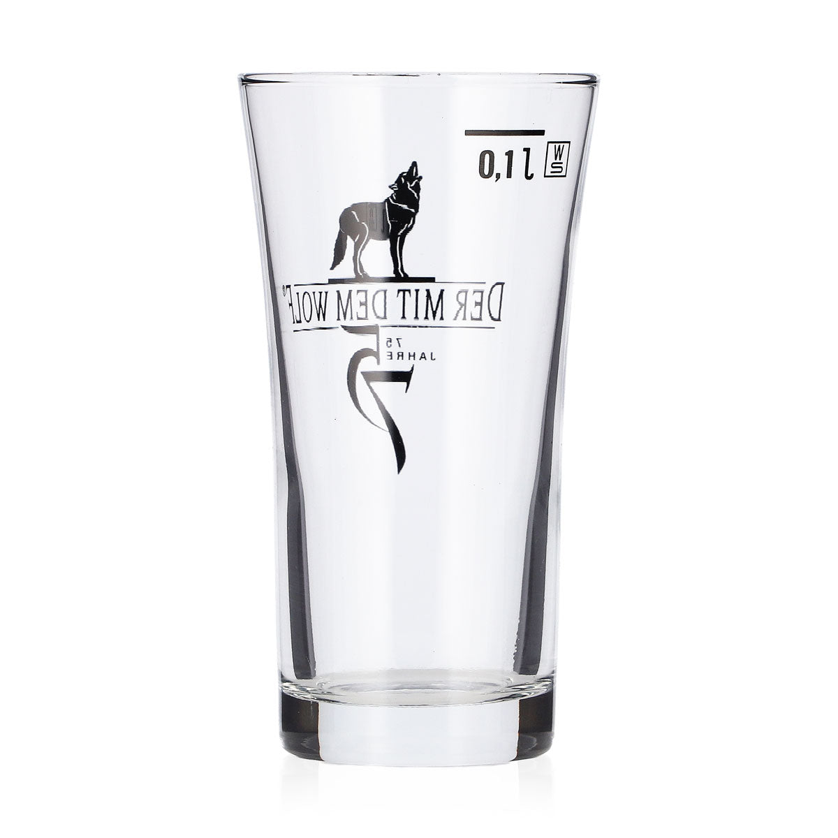 Cooperativa vinicola del Baden - Bicchiere da vino da 0,1 l - Bicchiere da degustazione "Der mit dem Wolf" – Vista 3