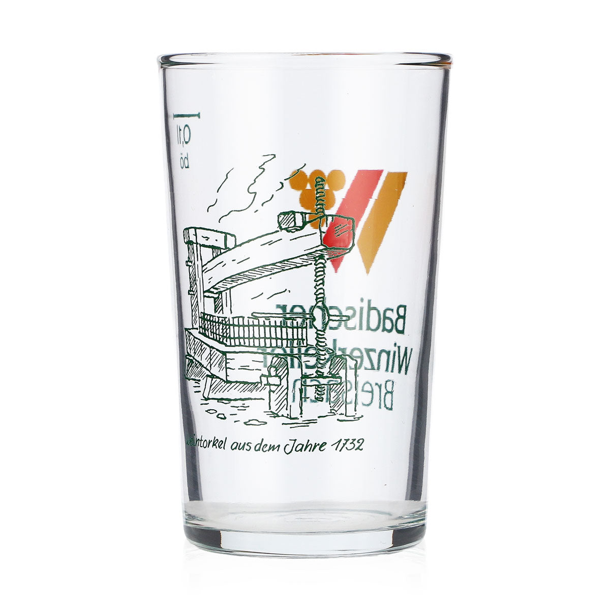 Badischer Winzerkeller Breisach Bicchiere da vino 0,1 l Bicchieri da vino Bicchiere da degustazione – Vista 3