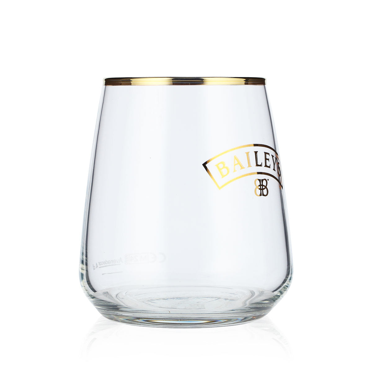 Bicchiere da liquore Baileys 4 cl Bicchieri da liquore conici Logo con bordo dorato – Vista 2