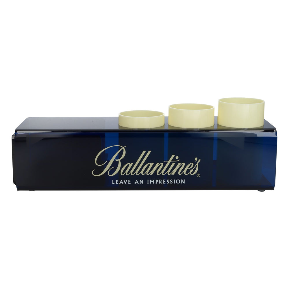 Portabottiglie Barcaddy per whisky Ballantines Accessori da bar blu Plastica