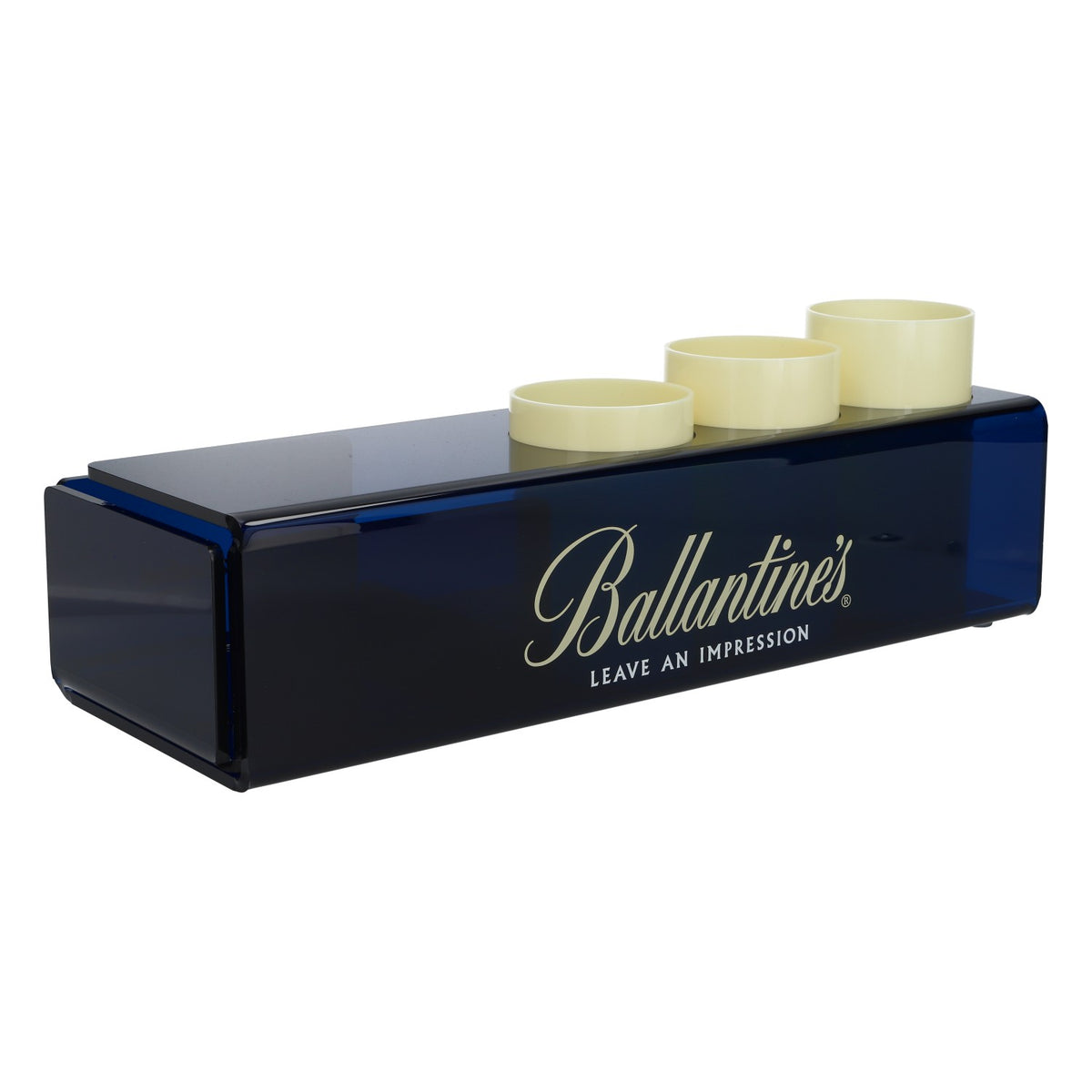 Portabottiglie Barcaddy per whisky Ballantines Accessori da bar blu Plastica – Vista 2