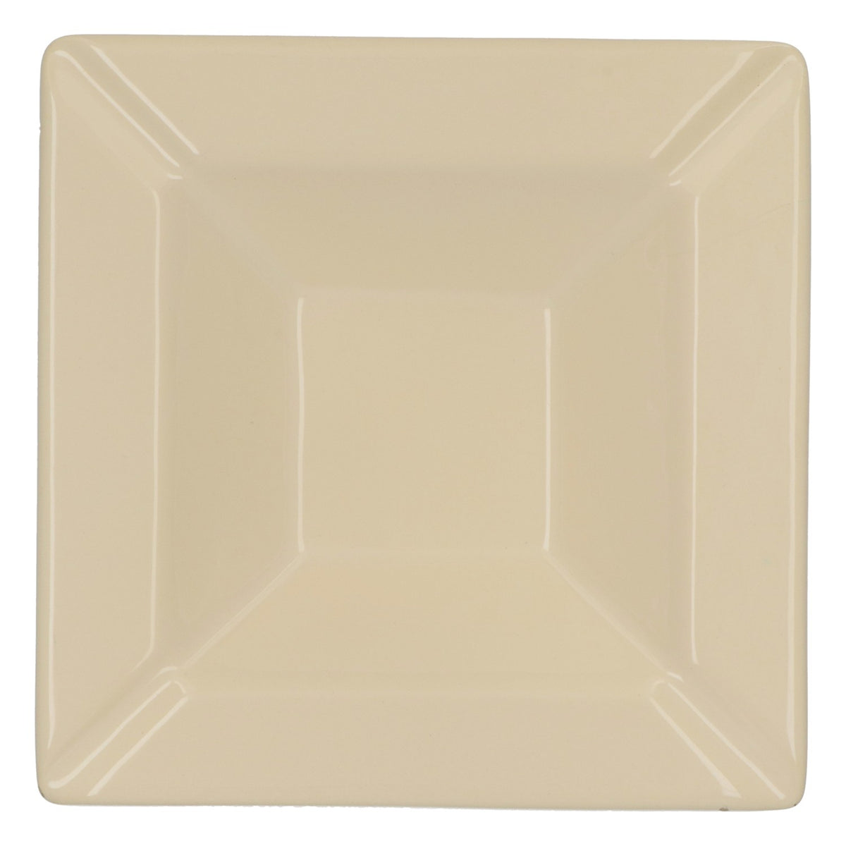 Barclay Sigarette Ceramica Posacenere Ashtry Anni '80 Beige XXL 19x19cm – Vista 3