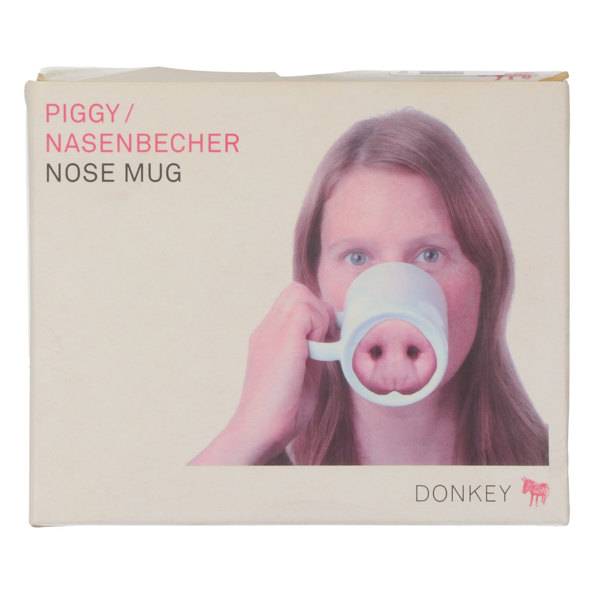 Tazza da caffè Basedahl 0,3 l Tazza Tazza da latte "Piggy" Bicchiere a forma di muso di maiale – Vista 2