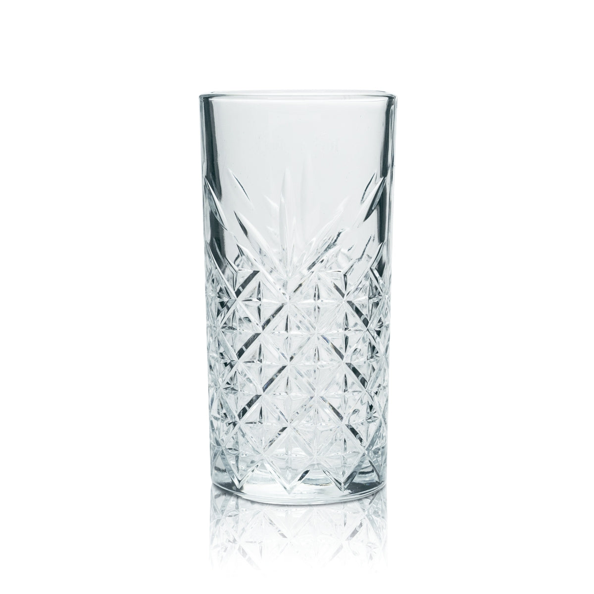 Set di 6 bicchieri Bathtub Gin 0,4 l bicchieri highball/long drink – vetro goffrato robusto ed elegante – Vista 3