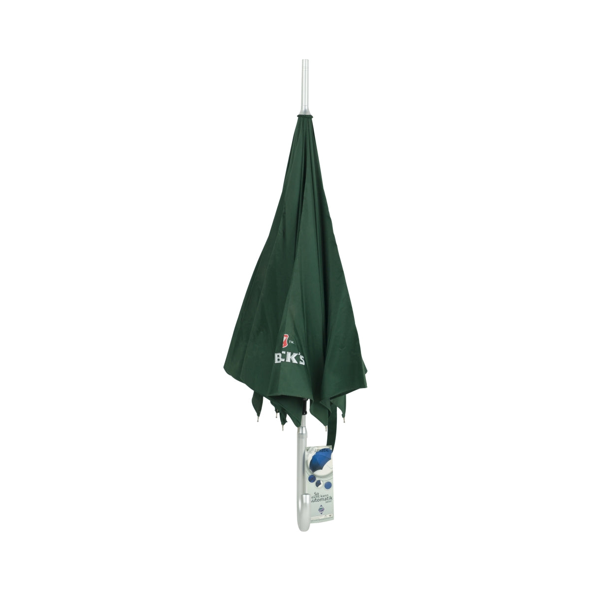 Ombrello Beck's Bier verde automatico stabile resistente alle intemperie con bastone, coppia – Vista 3