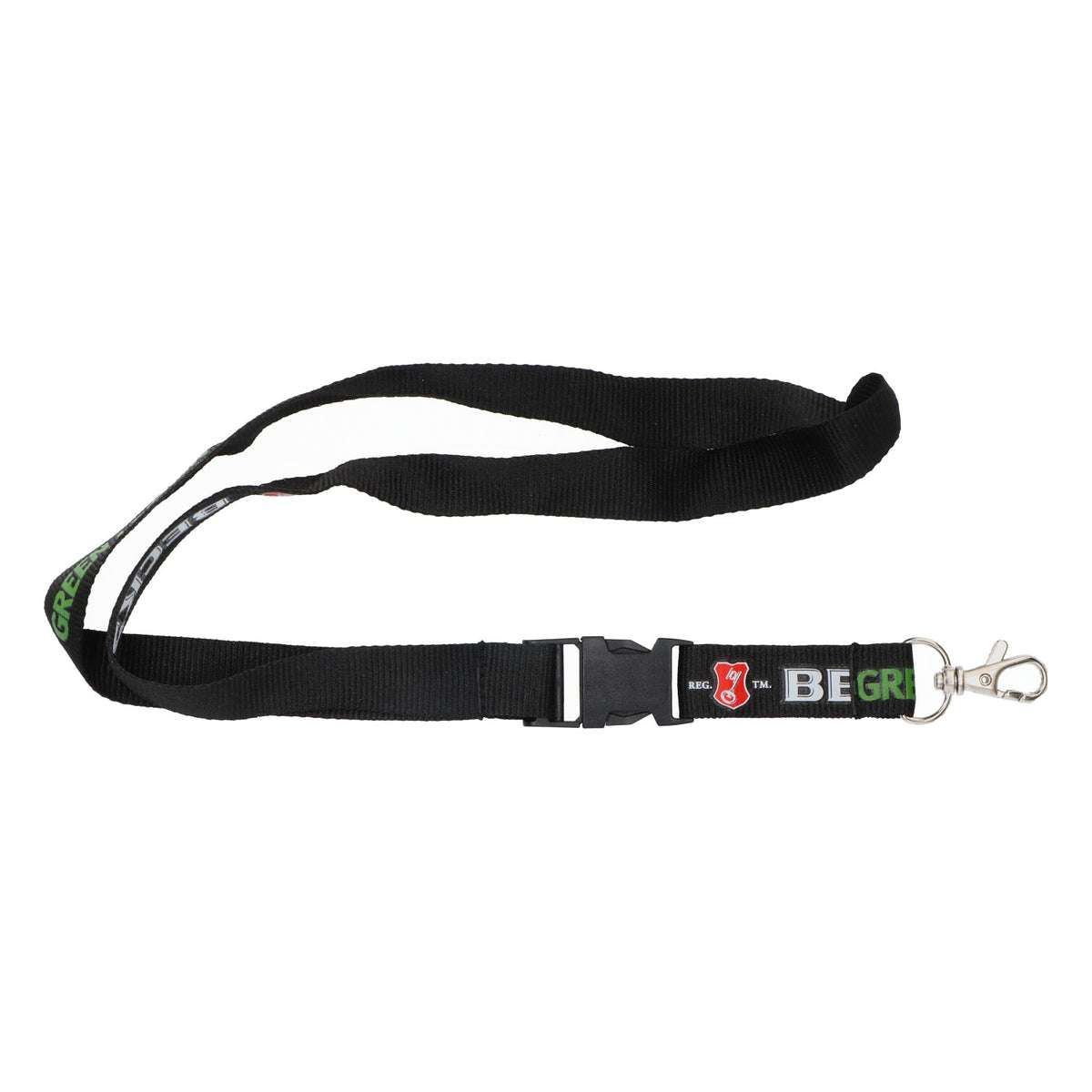 Becks Bier Portachiavi Lanyard Green Lemon nero – Vista 2