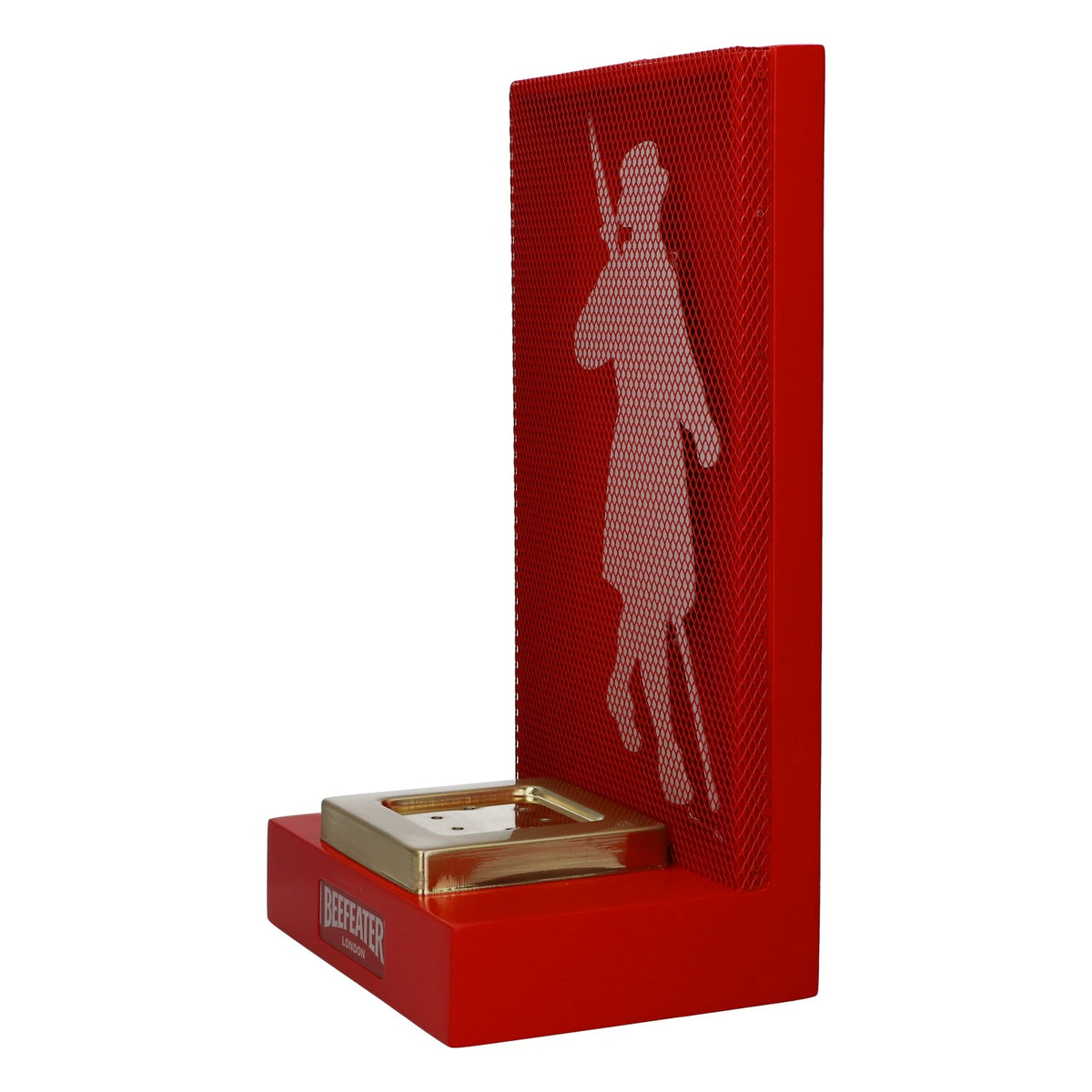 Espositore per bottiglie Beefeater Gin Glorifier a LED con griglia in alluminio, batteria e alimentatore – Vista 3
