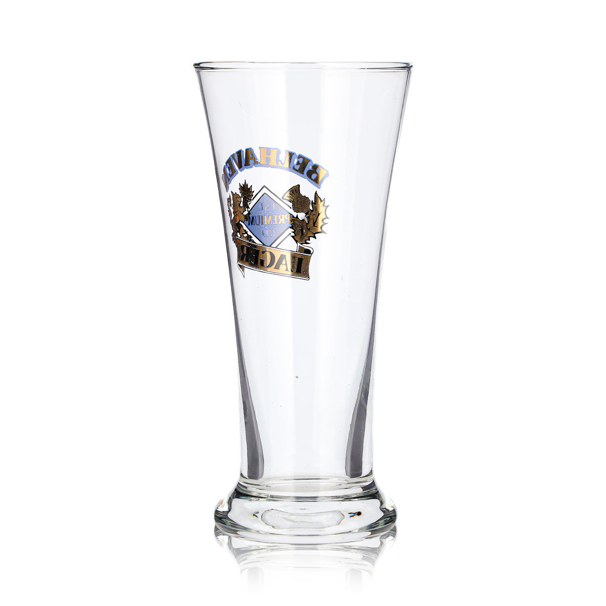 Bicchiere da birra Belhaven, modello "Pokal", birra lager – Vista 4