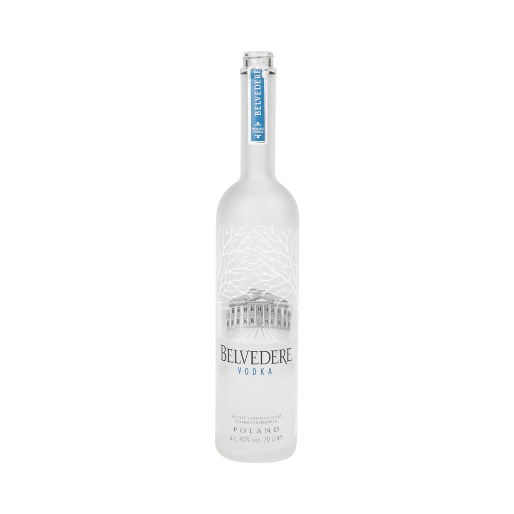 Bottiglia di vodka Belvedere 0,7 l VUOTA usata Polonia Lampada fai da te Decorazione Salvadanaio