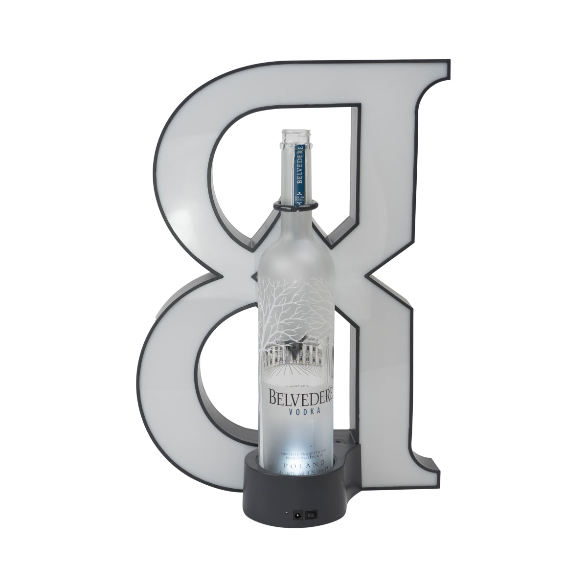 Belvedere Vodka Glorifier 56x35 LED 1,75 l bottiglie con versatore Insegna luminosa Bar – Vista 4