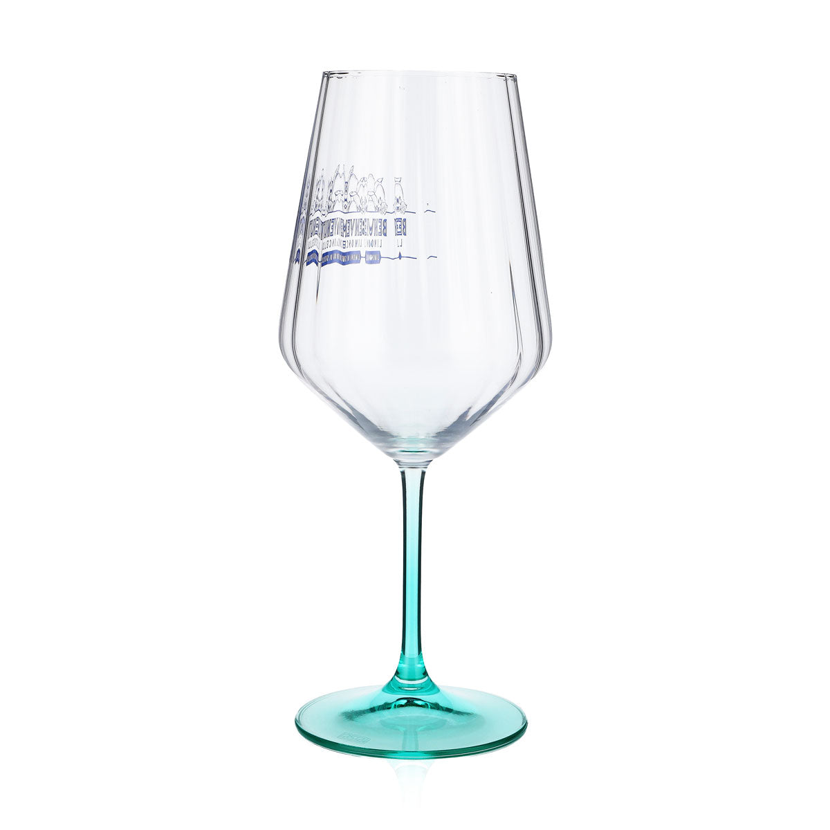 Benvenuti Limoncello Bicchiere a palloncino Bicchiere da vino 0,53 l Piedino turchese Rastal – Vista 3
