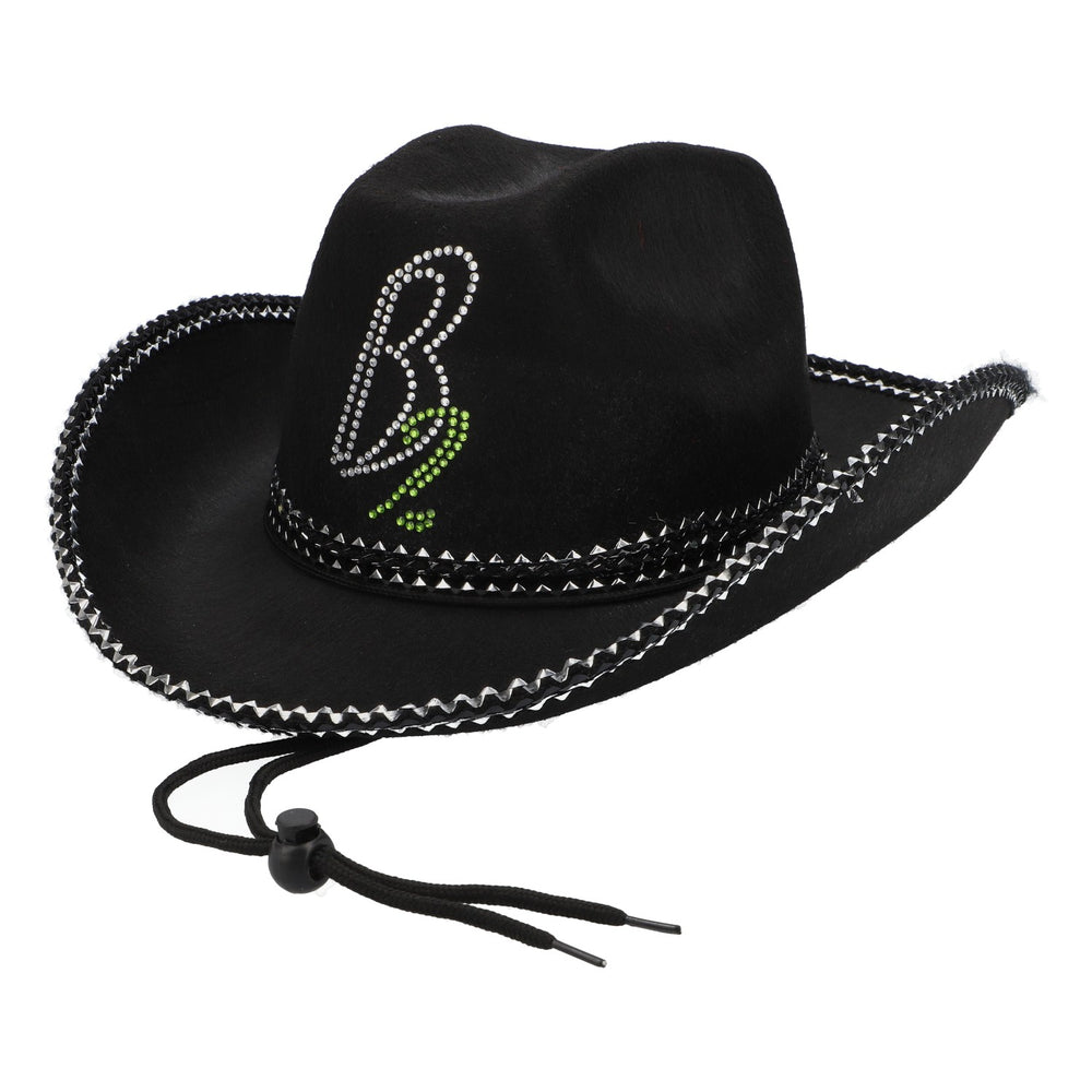 Berentzen Liquore Cappello Cappello da cowboy Cappello estivo Cappello texano Dallas Nero "B2"