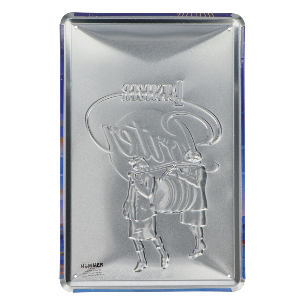 Bergquell Lausitzer Porter Birra Targhetta in metallo "Fassträger" Decorazione da parete – Vista 2