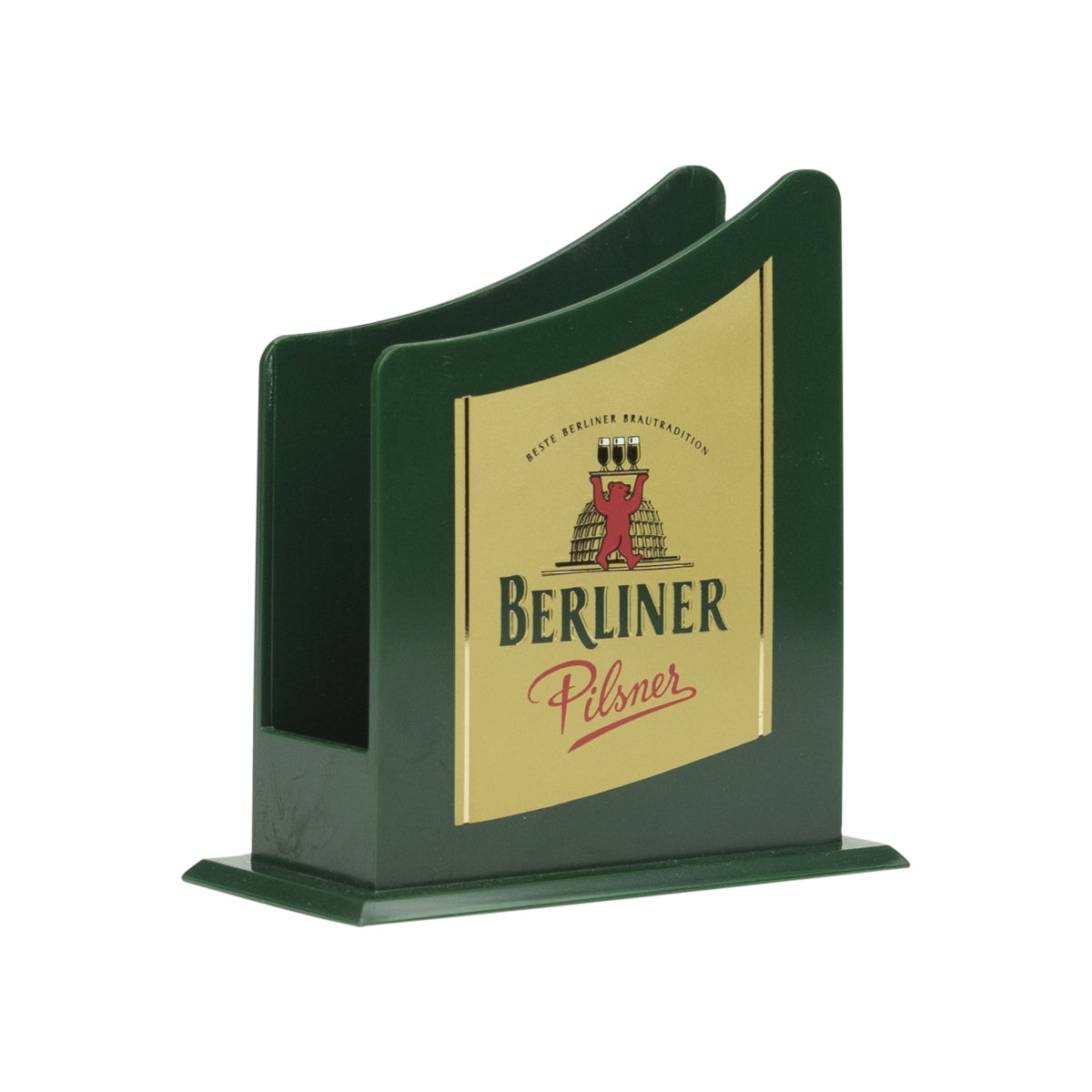 Sottobicchiere da birra Berliner Pilsner verde, espositore da tavolo, sottobicchiere – Vista 2