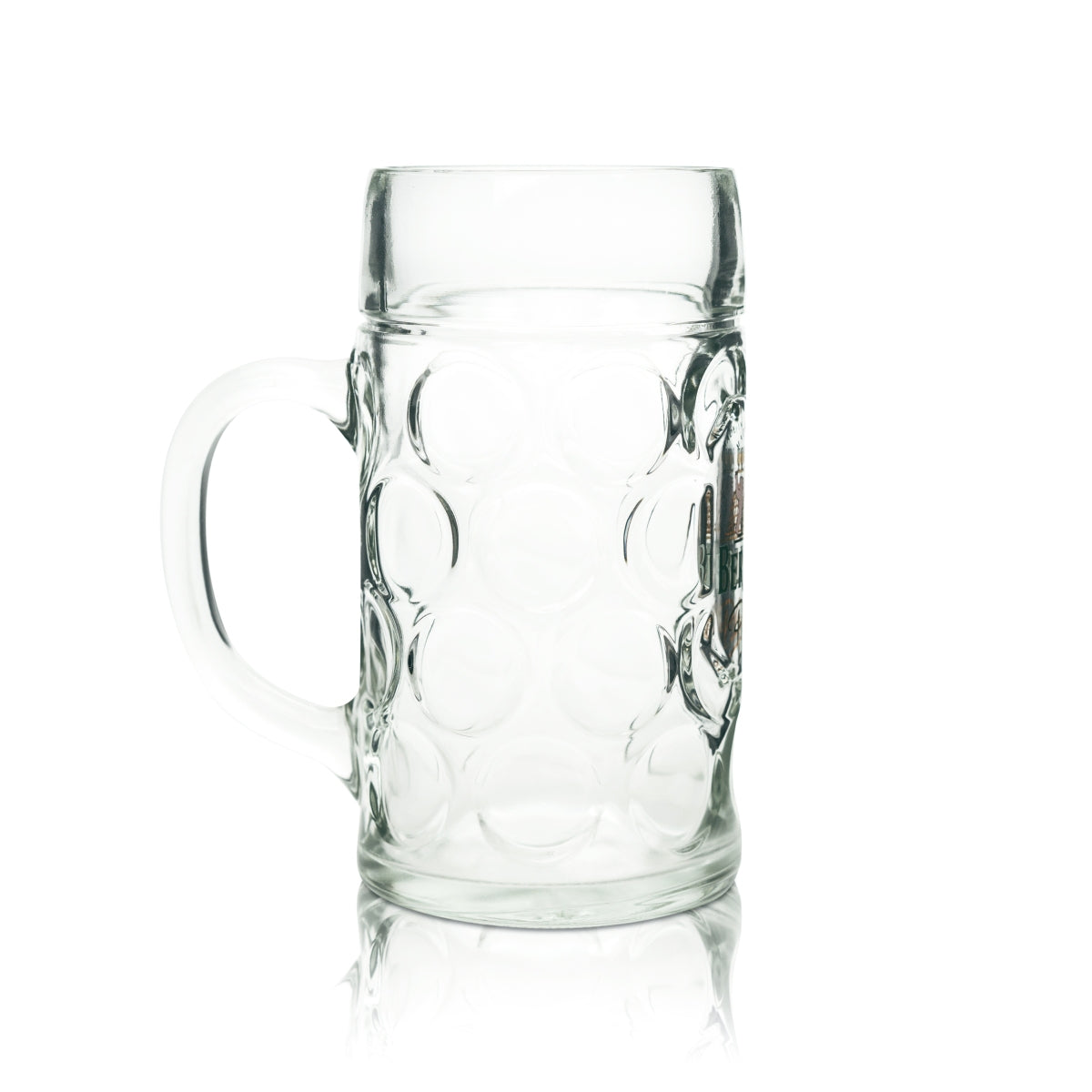 Bicchiere da birra Berliner Pilsner 1 l, boccale Isar Henkel, bicchieri, boccali, birra Seidel, birra festiva – Vista 2