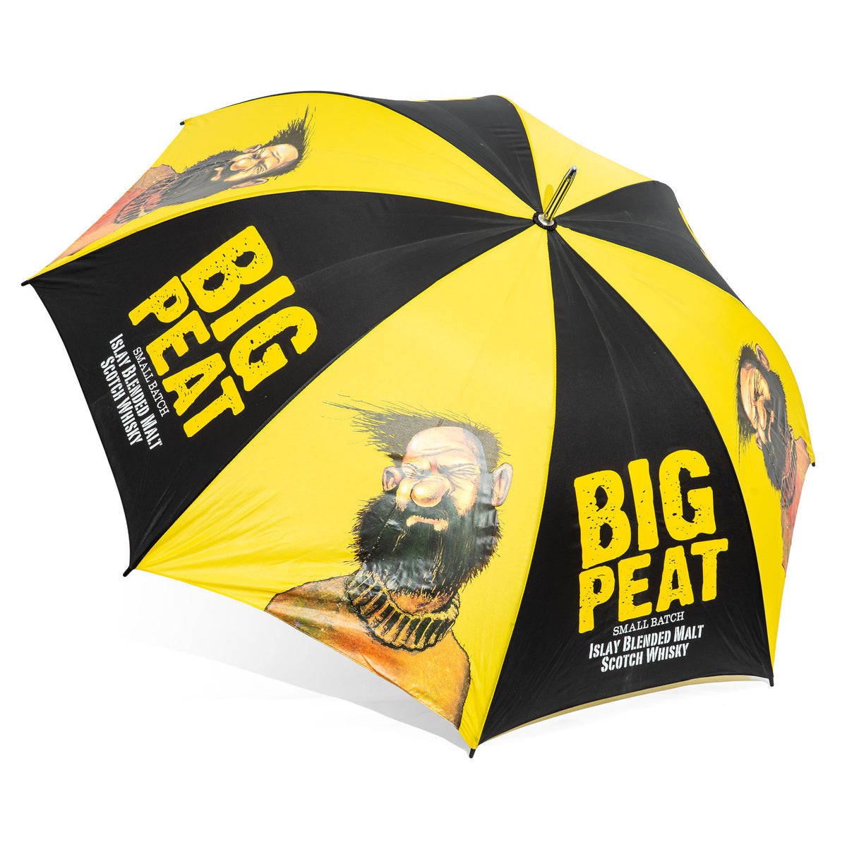 Bicchiere da whisky Big Peat con manico imbottito nero/giallo, larghezza 130 cm, poliestere – Vista 2