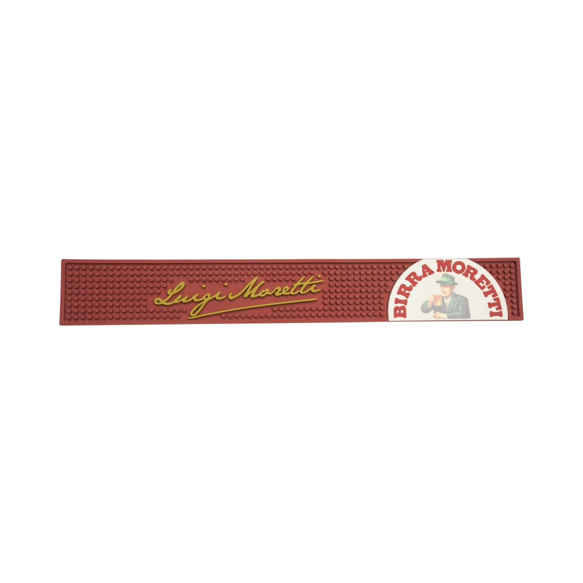 Birra Moretti Tappetino da bar Luigi Italia Bicchieri Scolapulcini Runner Beer