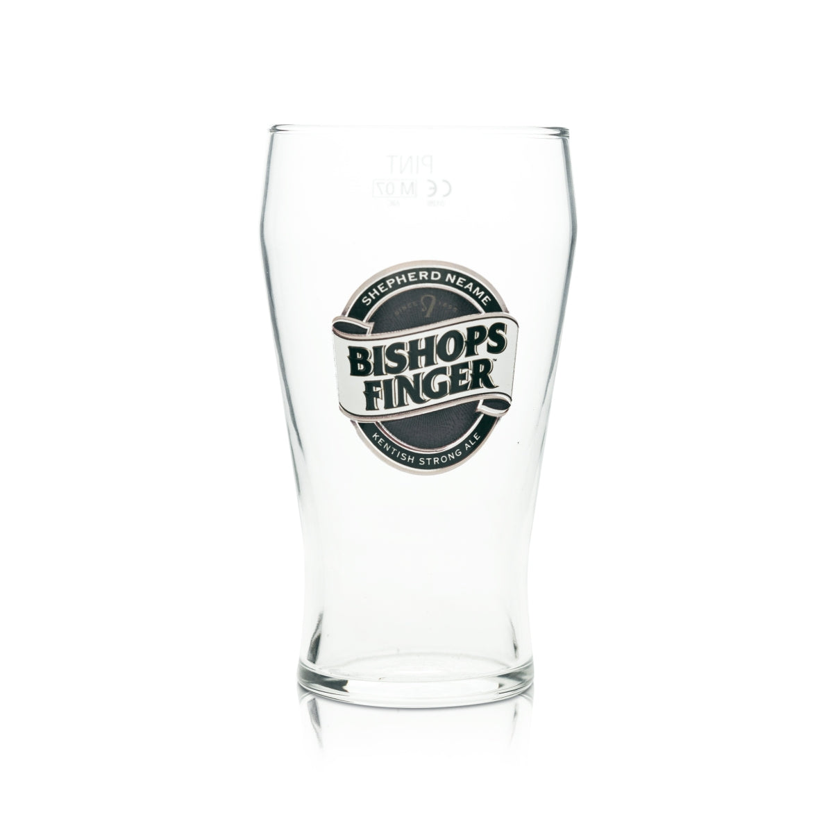 Bicchiere da birra Bishops Finger 0,5 l Tazza Pint Shepherd Neame Bicchieri Beer Ale One