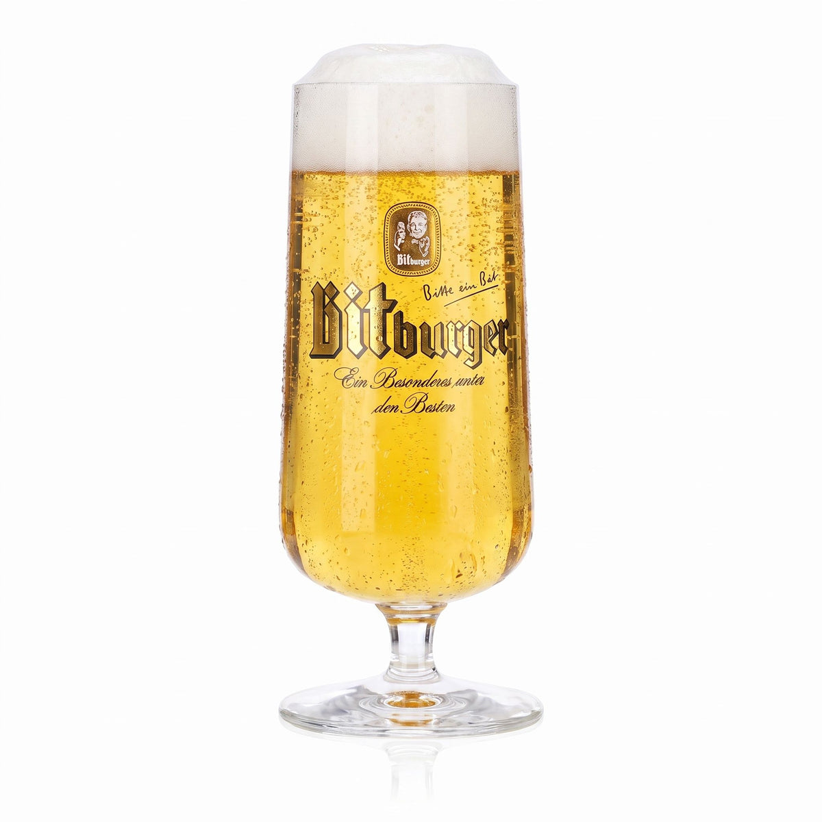 Bicchiere da birra Bitburger da 0,25 l, modello "Ein Besonderes unter den Besten" (Una speciale tra le migliori), Sahm
