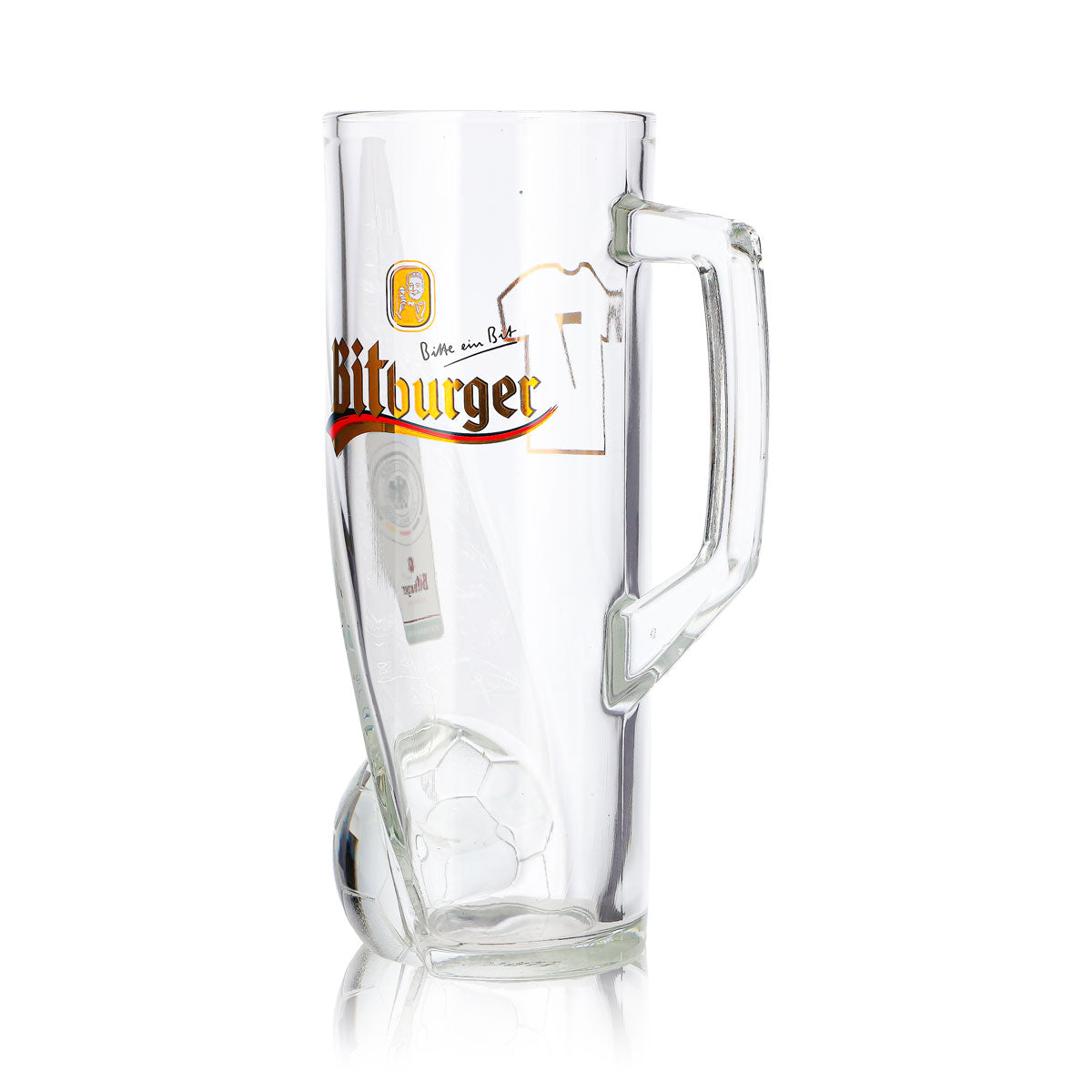 Bicchiere da birra Bitburger da 0,4 l, boccale DFB Premium analcolico, numero di maglia 7 – Vista 6