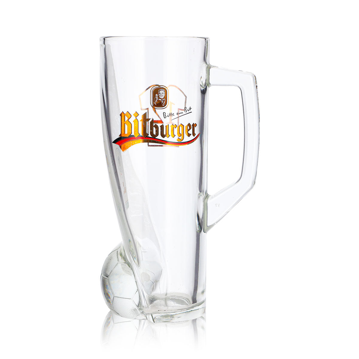Bicchiere da birra Bitburger da 0,4 l, boccale DFB Premium analcolico, numero di maglia 12 – Vista 2