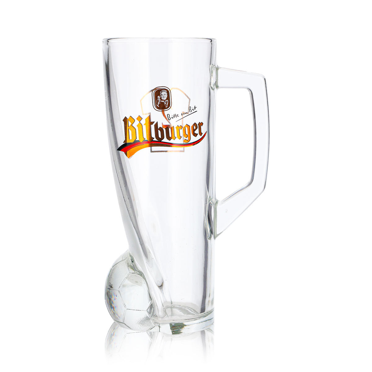 Bicchiere da birra Bitburger da 0,4 l, boccale DFB Premium analcolico, numero di maglia 2 – Vista 2