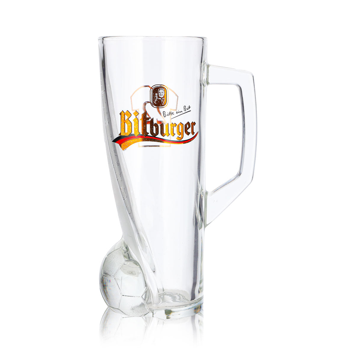 Bicchiere da birra Bitburger da 0,4 l, boccale DFB Premium analcolico con numero di maglia 22 – Vista 2