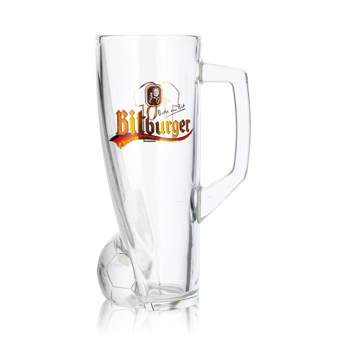 Bicchiere da birra Bitburger da 0,4 l, boccale DFB Premium analcolico, numero di maglia 16 – Vista 2