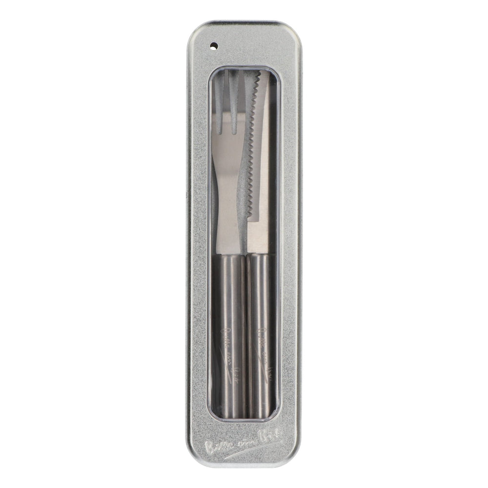 Bitburger Birra Posate da barbecue Posate da bistecca Coltello Forchetta Acciaio inossidabile
