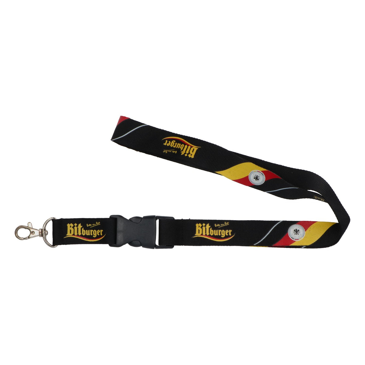 Portachiavi Bitburger Bier 55 cm Lanyard Keyholder "Germania"