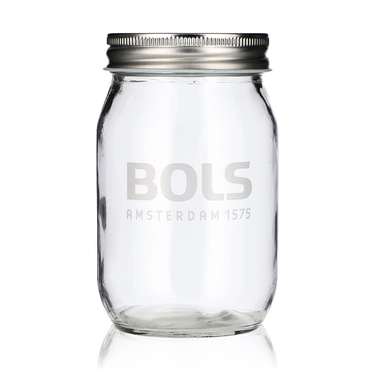 Bols, bottiglia in vetro da 0,47 l con foro per cannuccia, bottiglia per il latte