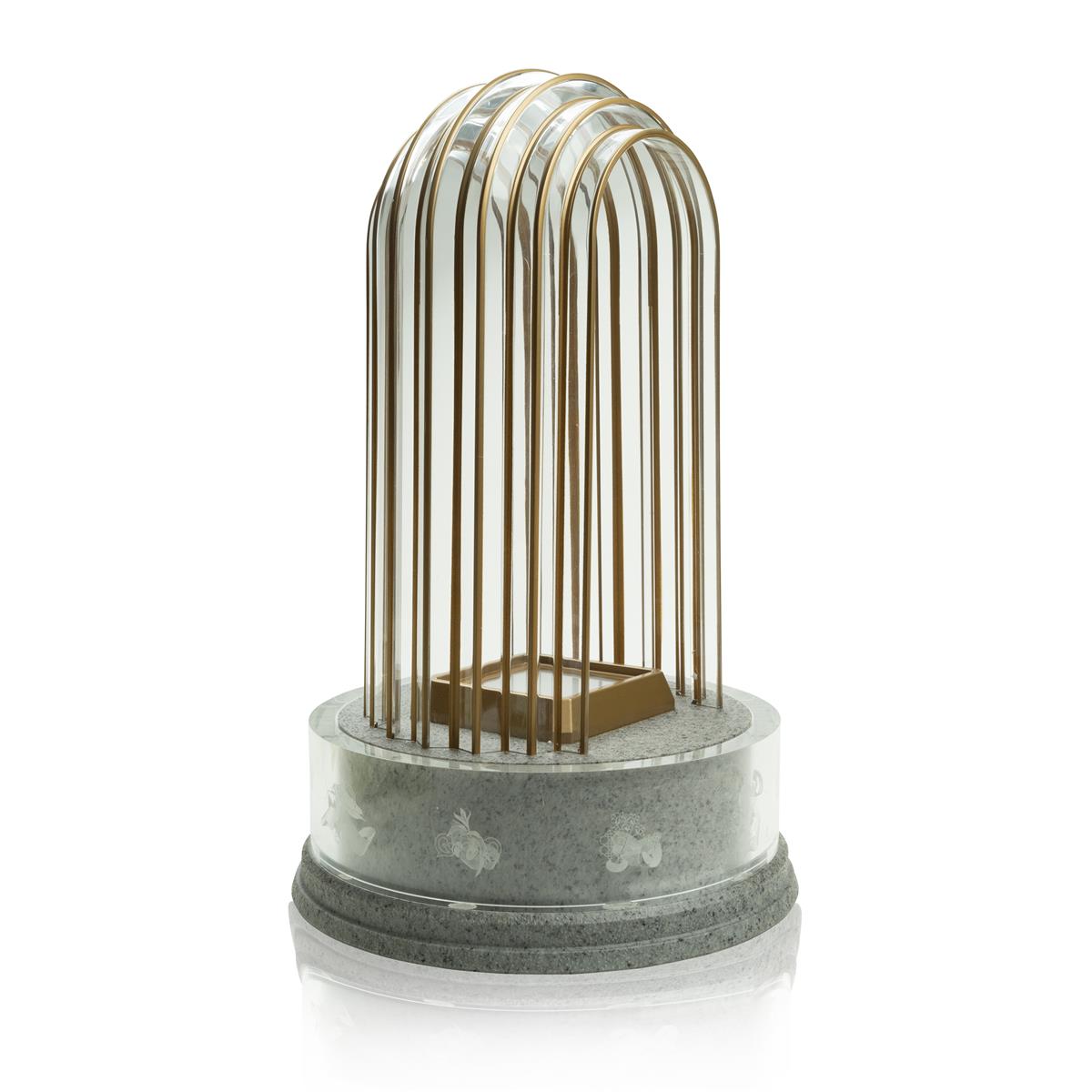 Bombay Sapphire Gin Insegna luminosa a LED Glorifier Cage Presenter Bottiglia da 0,7 l – Vista 4
