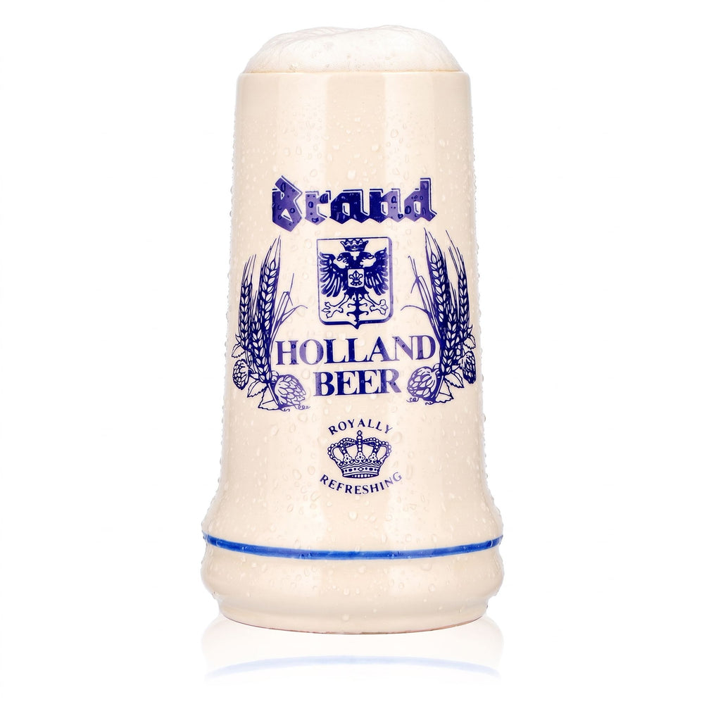 Boccale da birra in ceramica "Brand" da 0,55 l, modello "Bierseidel Holland Royally Refreshing"
