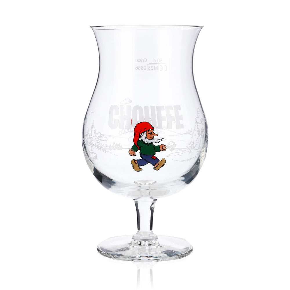 Brasserie D'Achouffe Bicchieri da birra Bicchieri da 0,5 l Calice "Chouffe" nano che corre