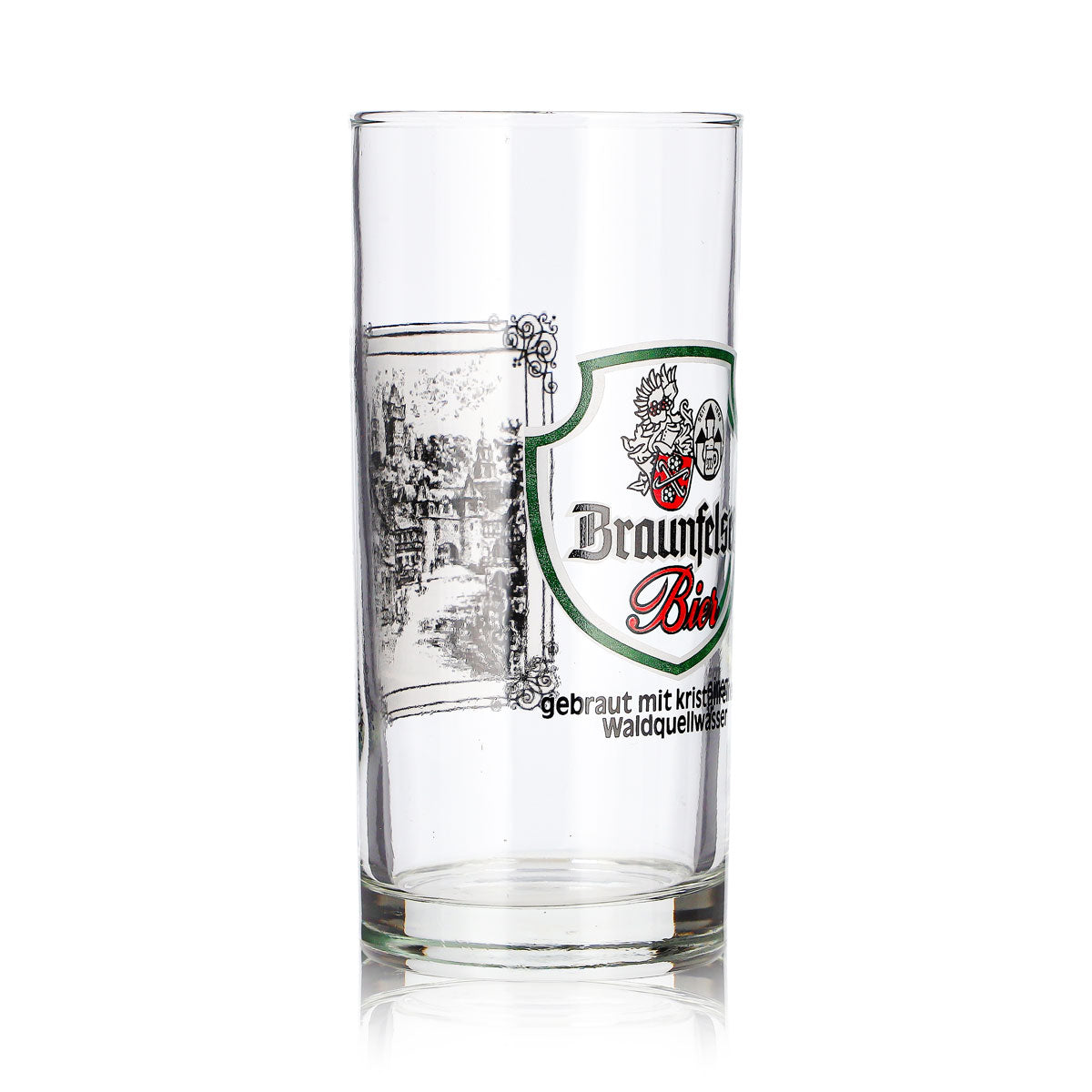 Bicchiere da birra Braunfelser da 0,3 l con motivo della città – Vista 3