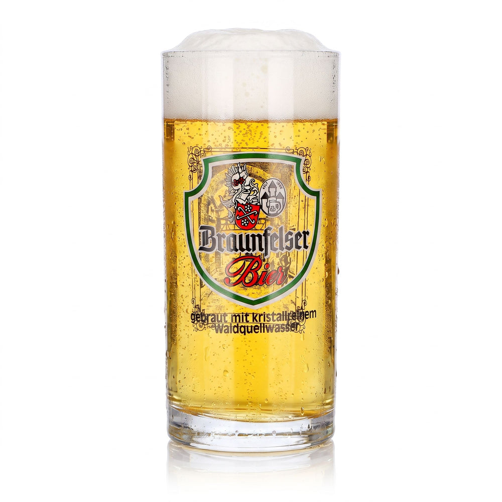 Bicchiere da birra Braunfelser da 0,3 l con motivo della porta della città