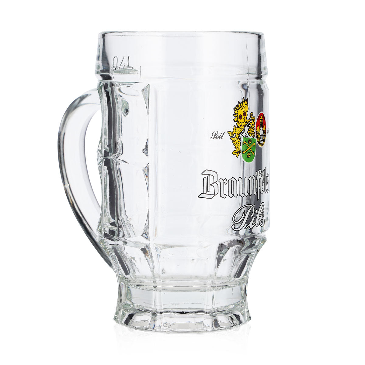 Bicchiere da birra Braunfelser da 0,4 l, modello "Krug Sahm" – Vista 2