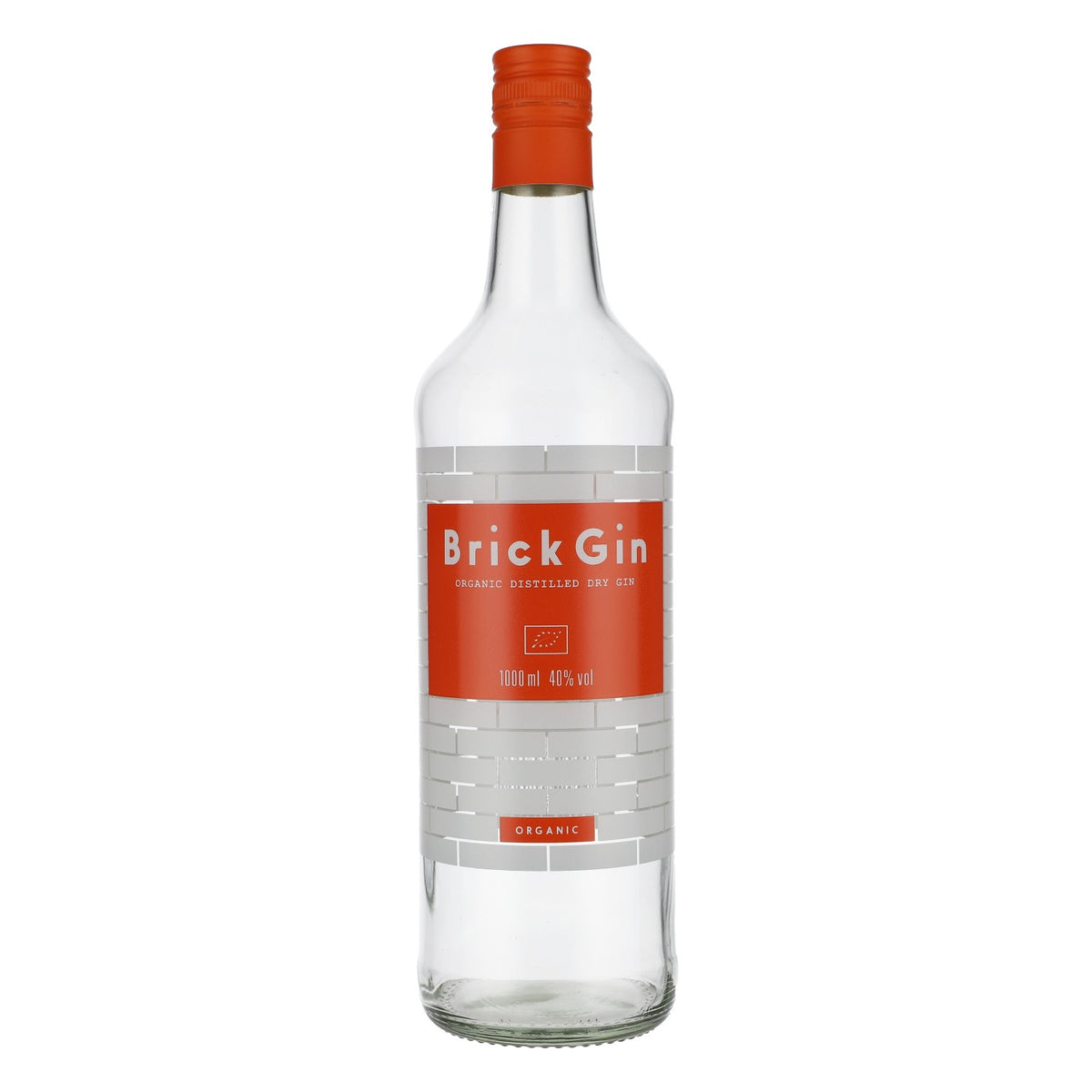 Bottiglia da esposizione Brick Gin VUOTA Bottiglia decorativa Bottiglia da vetrina Bottiglia da esposizione 1 l