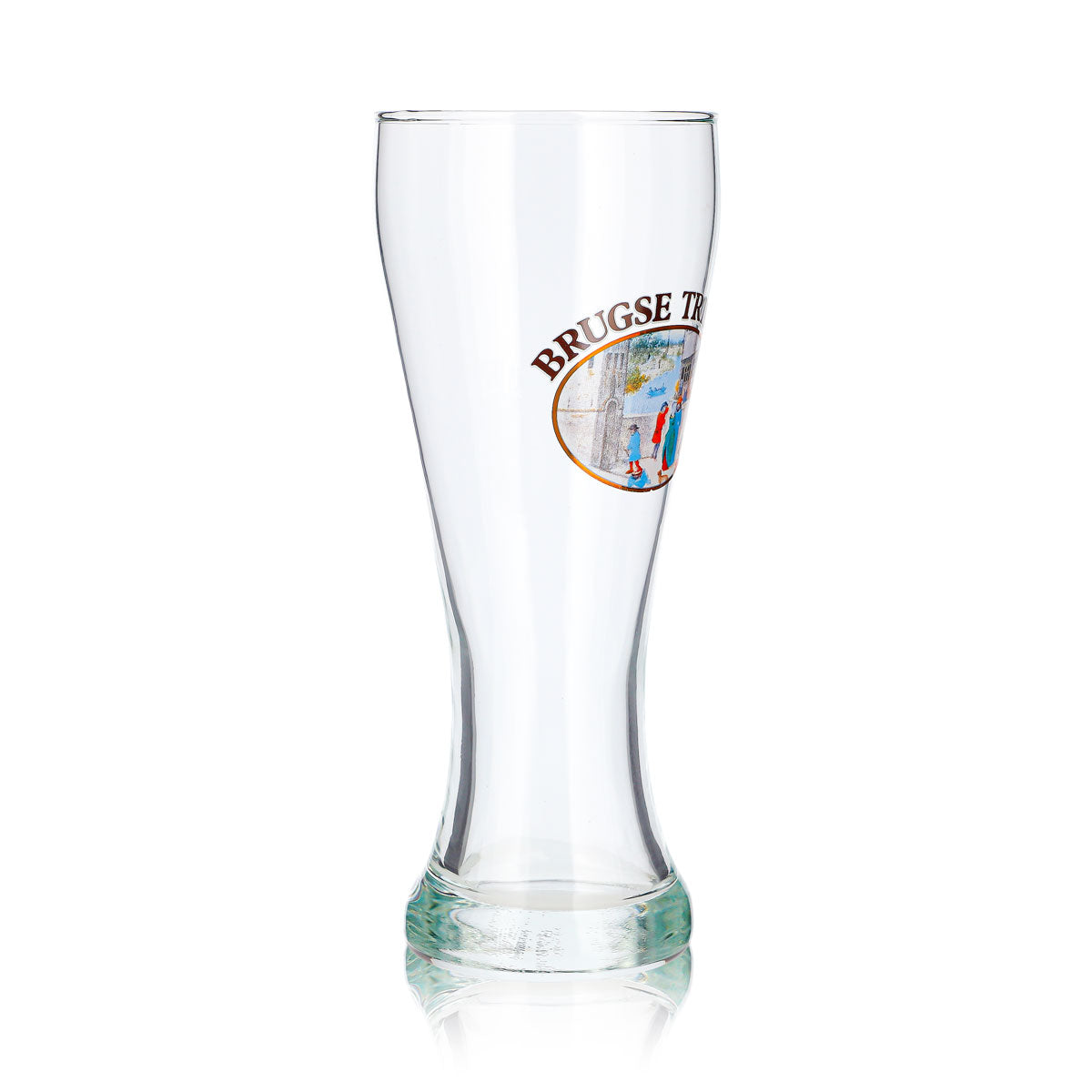 Bicchiere da birra Brugse Tripel da 0,6 l, a forma di coppa, con motivo di strada – Vista 2