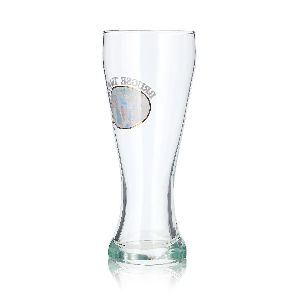Bicchiere da birra Brugse Tripel da 0,6 l, a forma di coppa, con motivo di strada – Vista 3