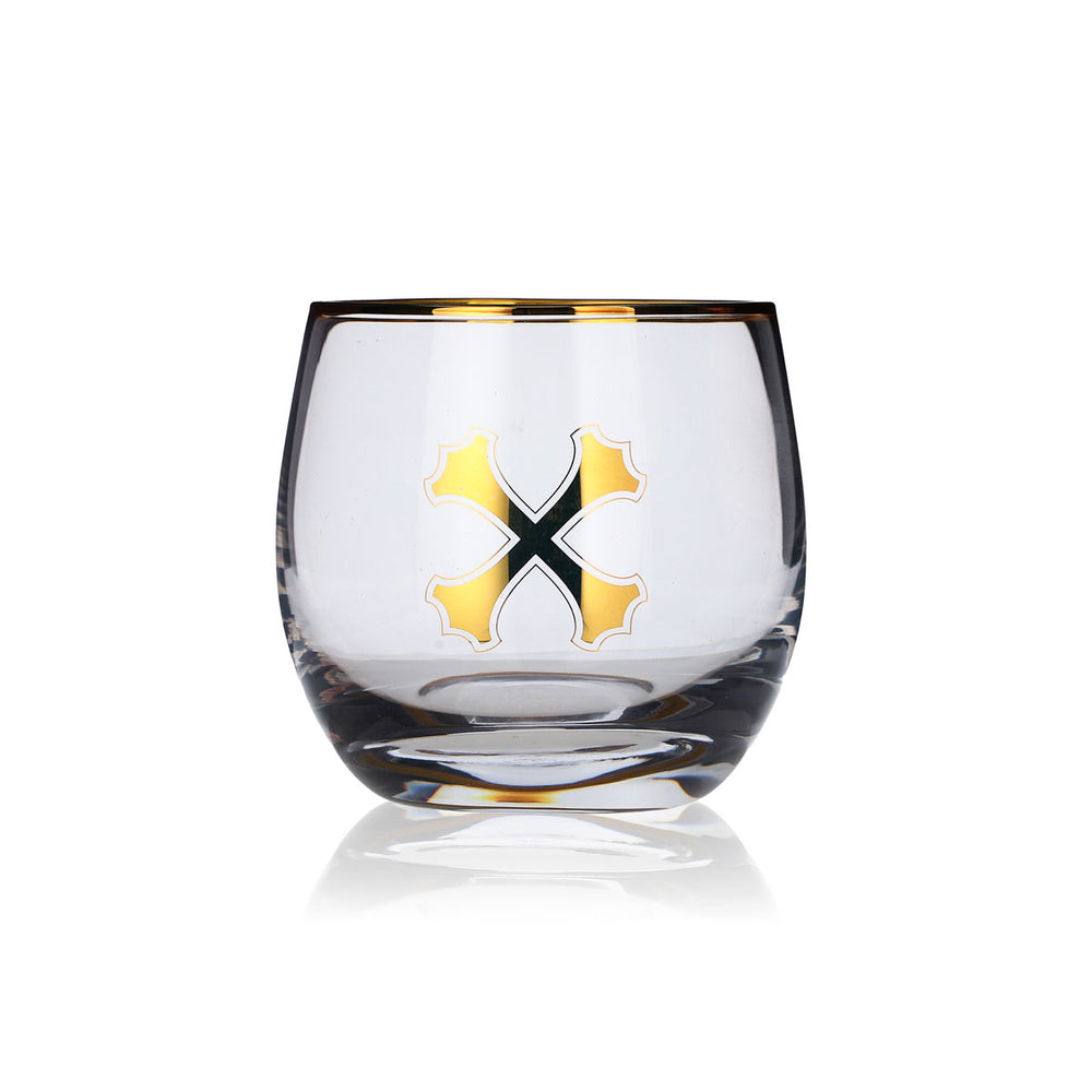 Bumbu Rum Bicchiere 0,3 l Tumbler Bicchieri Bordo dorato Long drink Cocktail Gastronomia